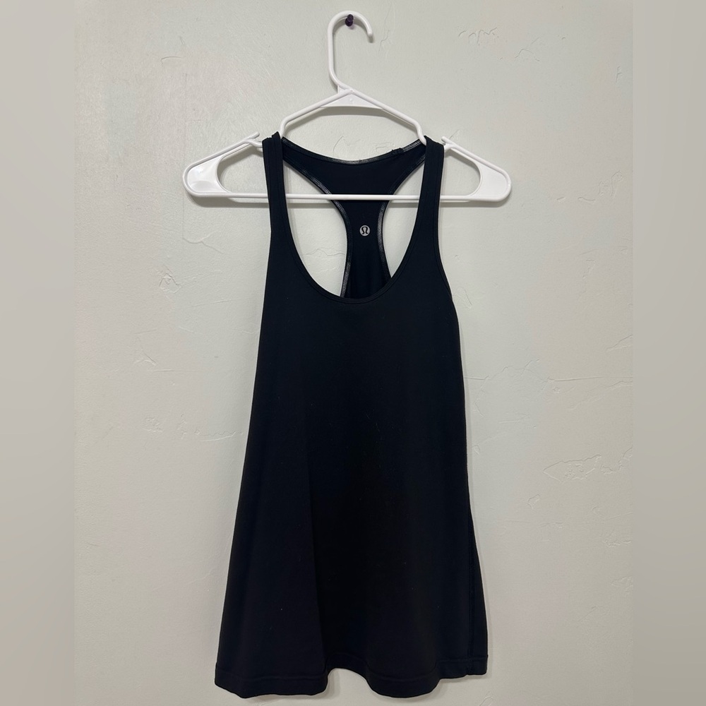 Lululemon Black Razorback Tank Top